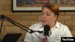 Tania Elena Velázquez Rodríguez, presidenta de ETECSA. (Captura de video/YouTube/Desde la Presidencia)