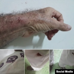 Imágenes publicadas por Jorge Fernández Era en Facebook tras el arresto.