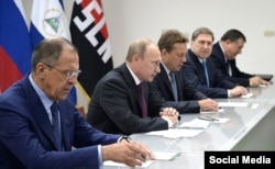 Visita del presidente ruso a Managua.