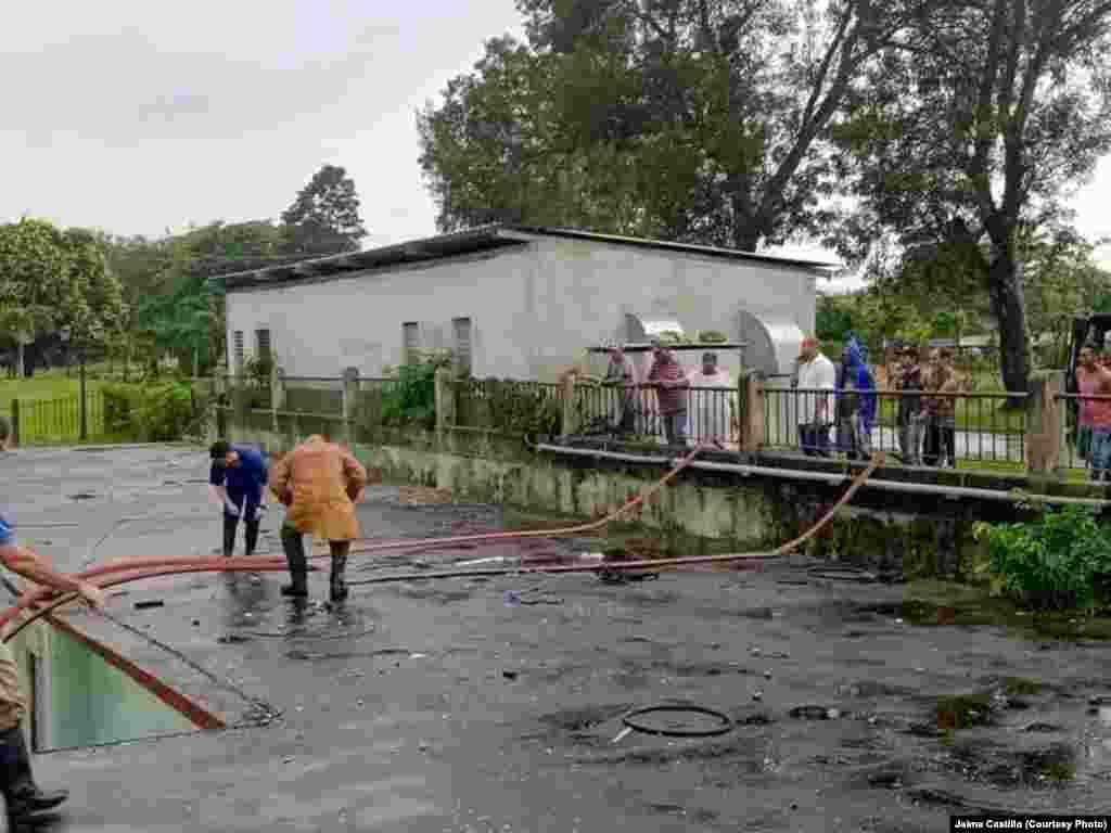 Inundaciones este fin de semana en Sagua la Grande, Villa Clara.