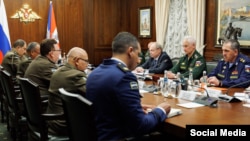 Visita de militares de Nicaragua a Rusia. 