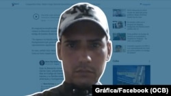 El preso político cubano Yosvany Rosell García Caso.